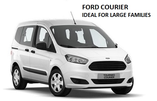 FORD COURIER. IDEAL FOR LARGE FAMILIES