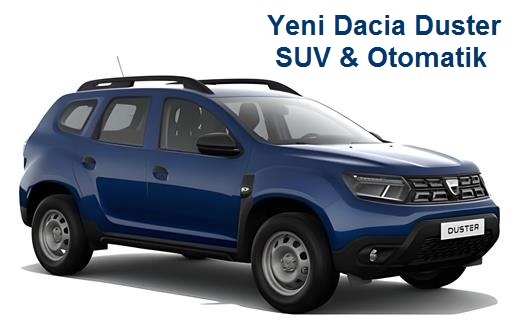 Kiralık Yeni Dacia Duster, Otomatik